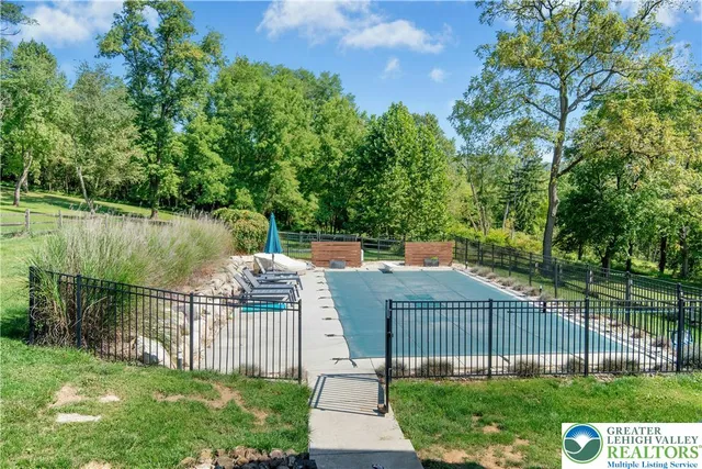 a house with a yard and trees