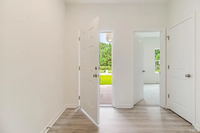 wooden floor in an empty room