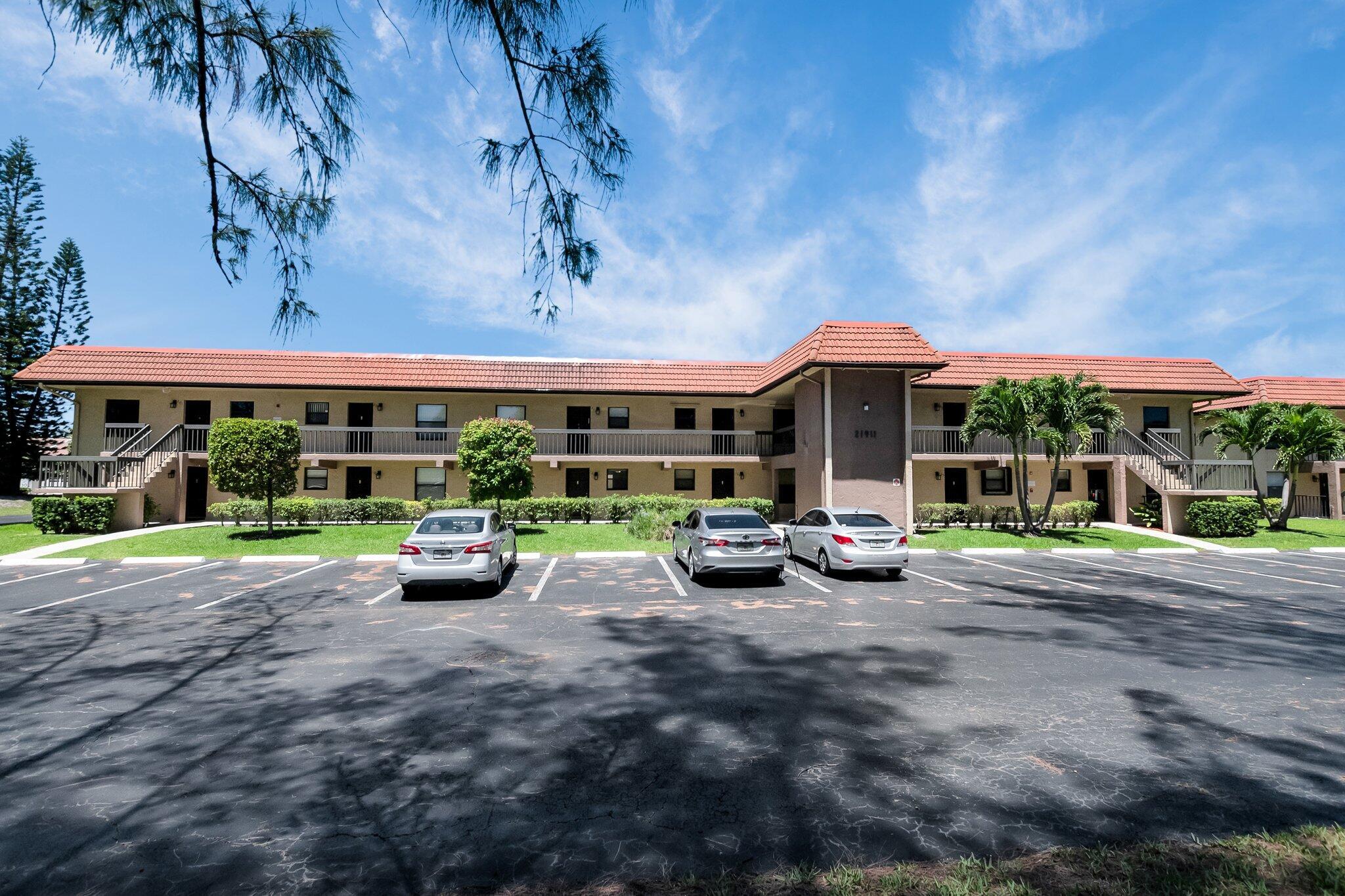 Front with assigned parking
