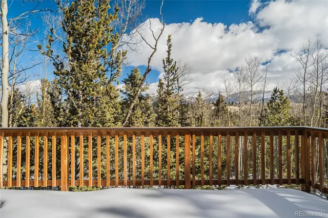 a view of a street from a balcony