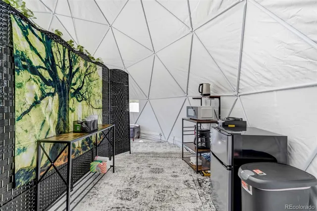 a house view with a outdoor space