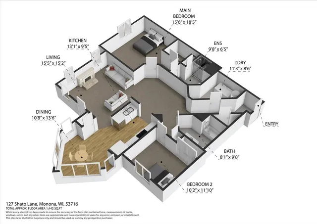 $299,000 | 127 Shato Lane, Monona, WI 53716