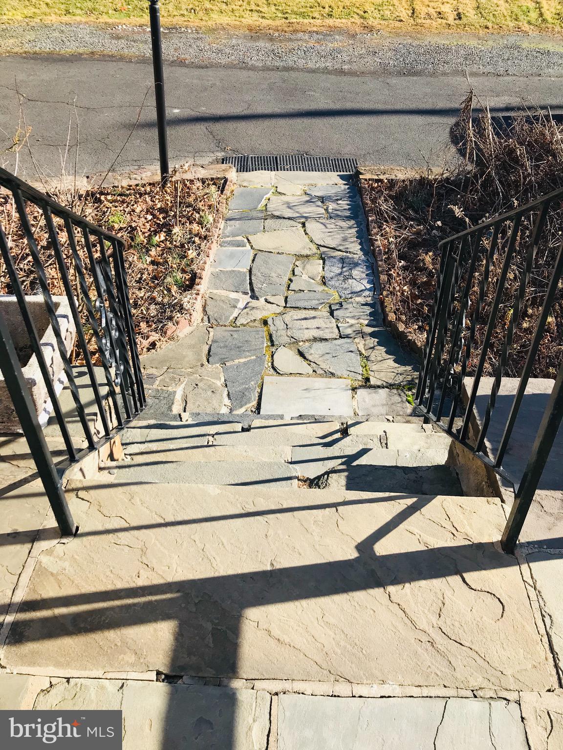 411 County Line Road Huntingdon Valley, PA 19006 - Photo 7 of 45 Main House-Exterior front Stairs to Driveway