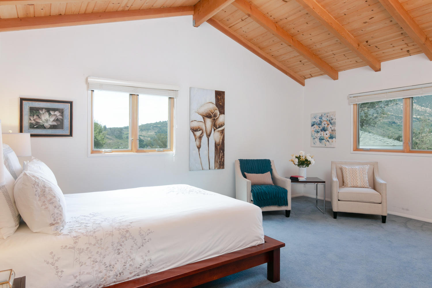 186 Sierra Vista Road Montecito, CA 93108 - Photo 19 of 47 19 - Upstairs Master Bedroom