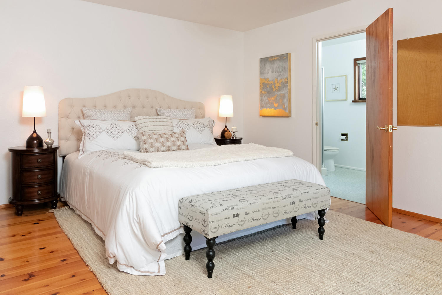 186 Sierra Vista Road Montecito, CA 93108 - Photo 24 of 47 24 - Downstairs Master Bedroom