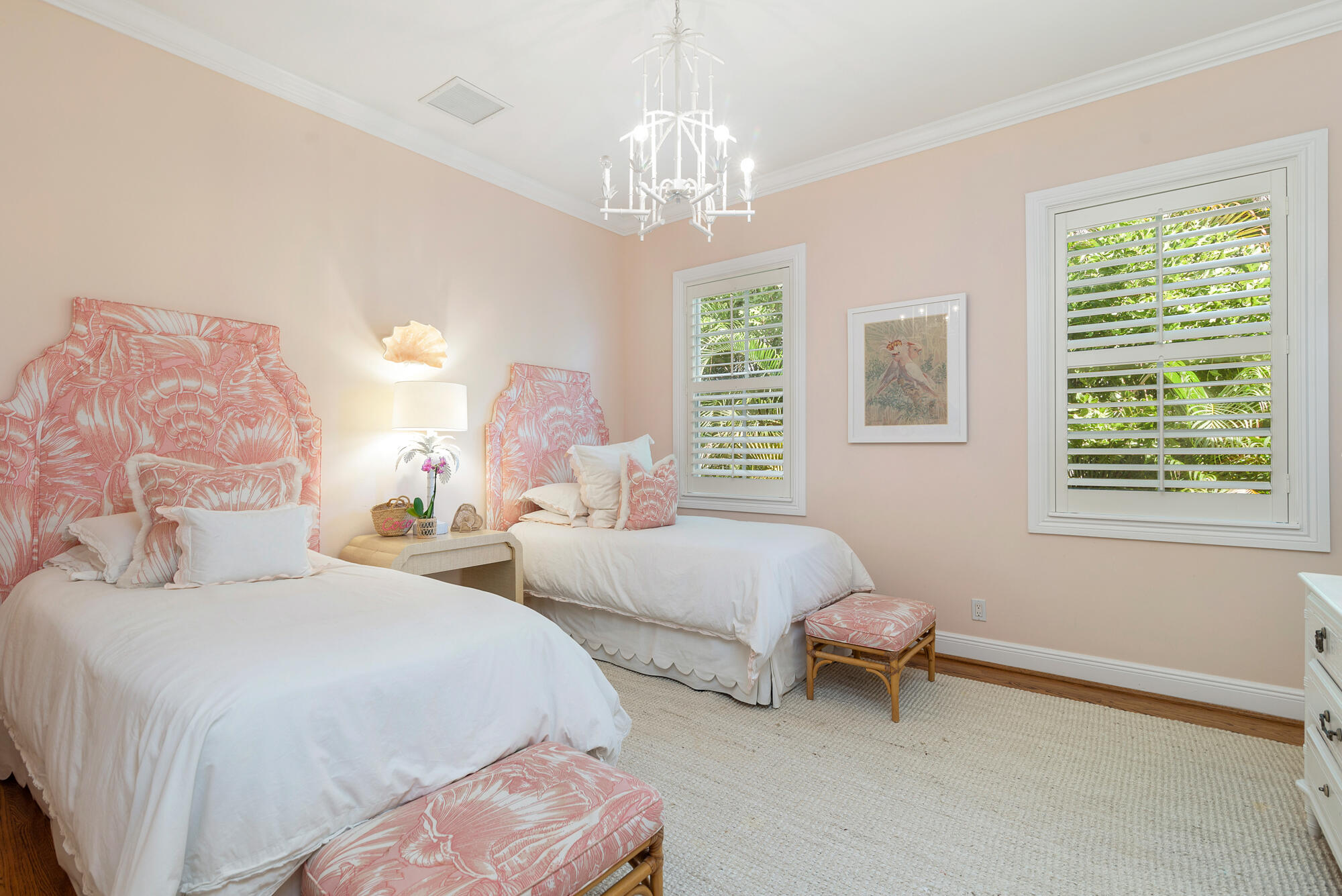 119 Alpine Road West Palm Beach, FL 33405 - Photo 19 of 30 a bedroom with two beds and a window