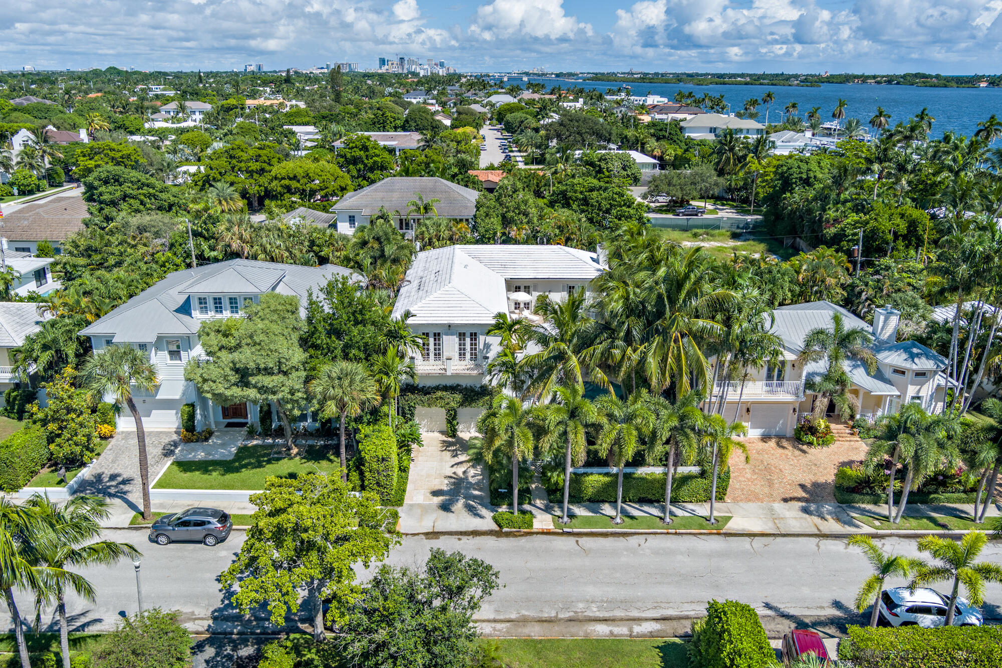 119 Alpine Road West Palm Beach, FL 33405 - Photo 28 of 30 an aerial view of a house with a yard and lake view
