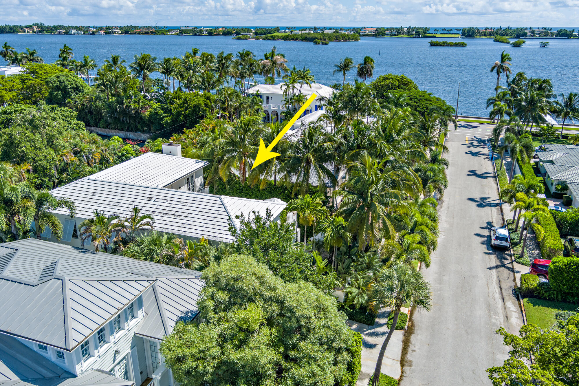 119 Alpine Road West Palm Beach, FL 33405 - Photo 30 of 30 an aerial view of a house with outdoor space and lake view