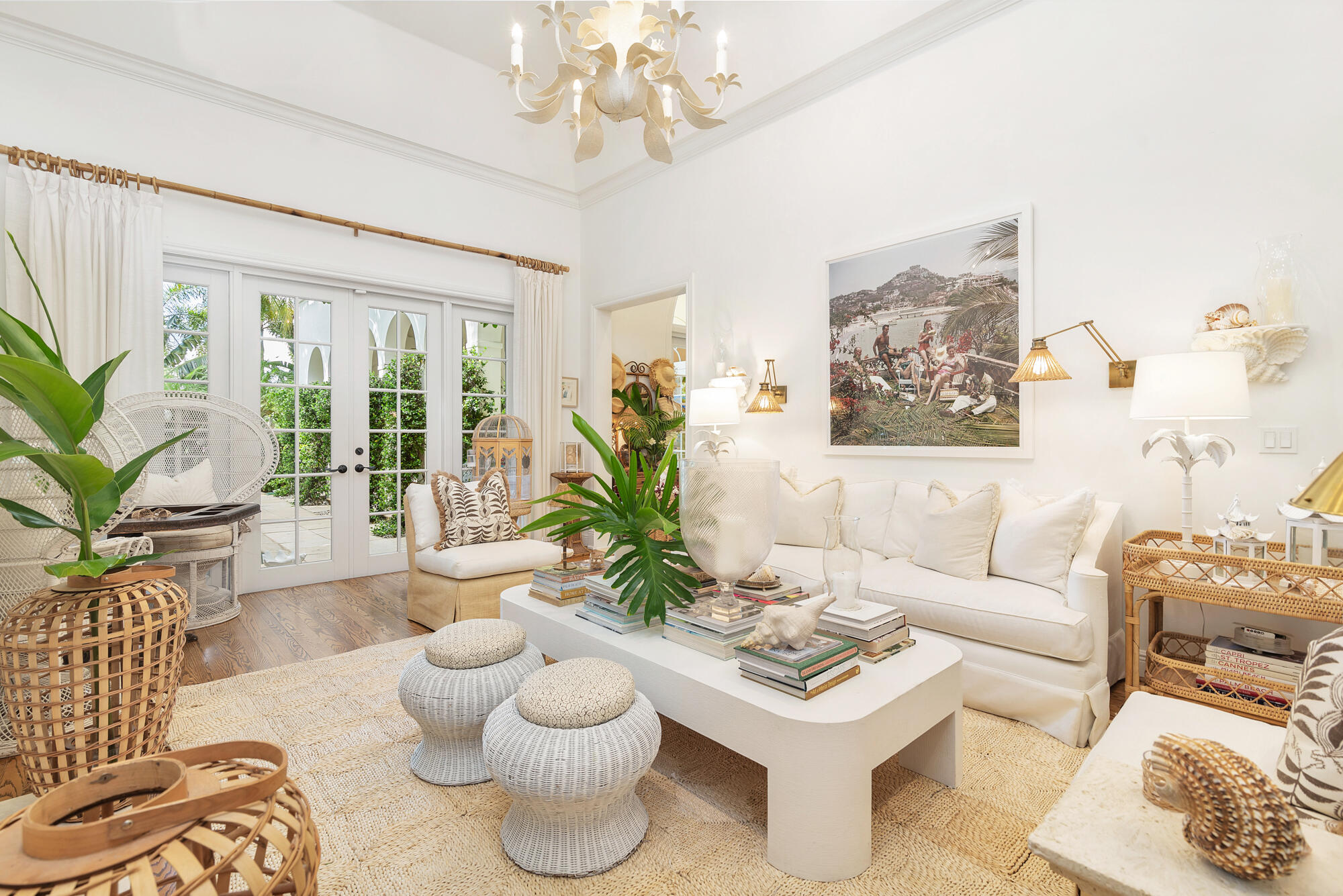 119 Alpine Road West Palm Beach, FL 33405 - Photo 9 of 30 a living room with furniture and a large window with garden view