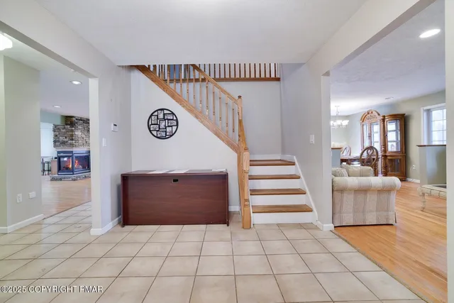 a view of entryway and hall