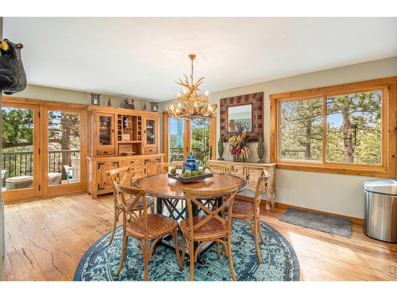 270 Choctaw Road Lyons, CO 80540 - Photo 11 of 32 Wide-plank oak flooring throughout the main living area