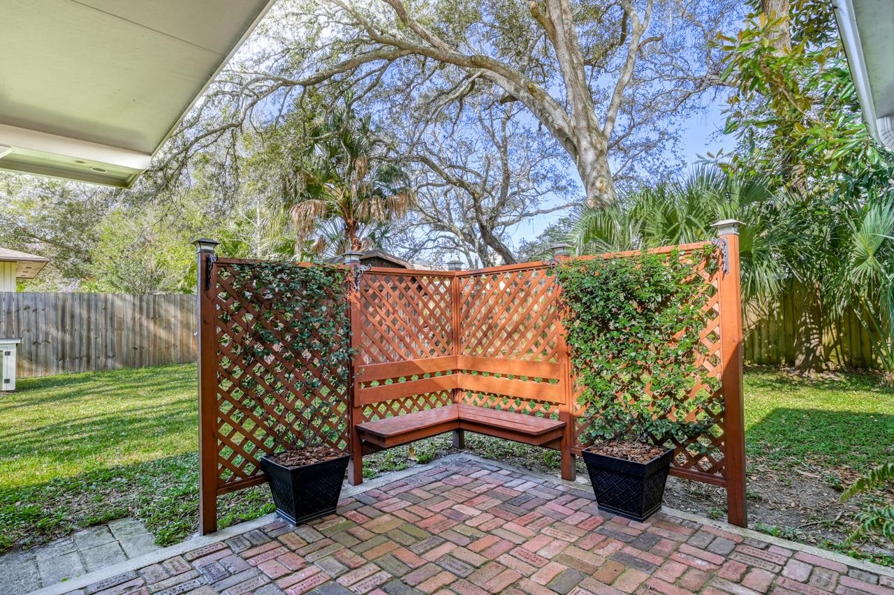 336 Lobelia Road St. Augustine, FL 32086 - Photo 18 of 46 a view of outdoor space with garden
