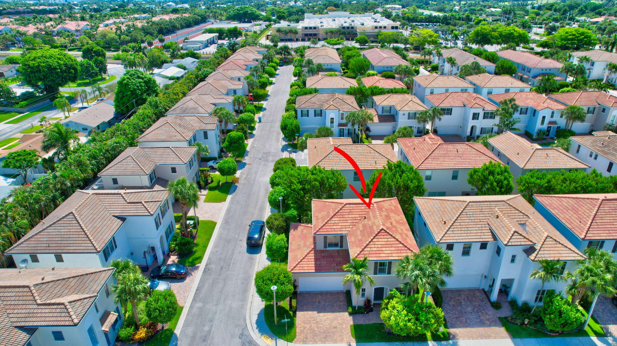 3630 Wolf Run Lane Boynton Beach, FL 33435 - Photo 48 of 59 an aerial view of residential houses with outdoor space and street view