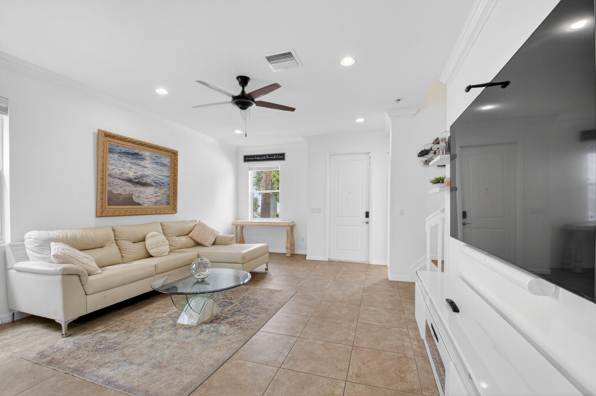 3630 Wolf Run Lane Boynton Beach, FL 33435 - Photo 5 of 59 a living room with furniture and a large window