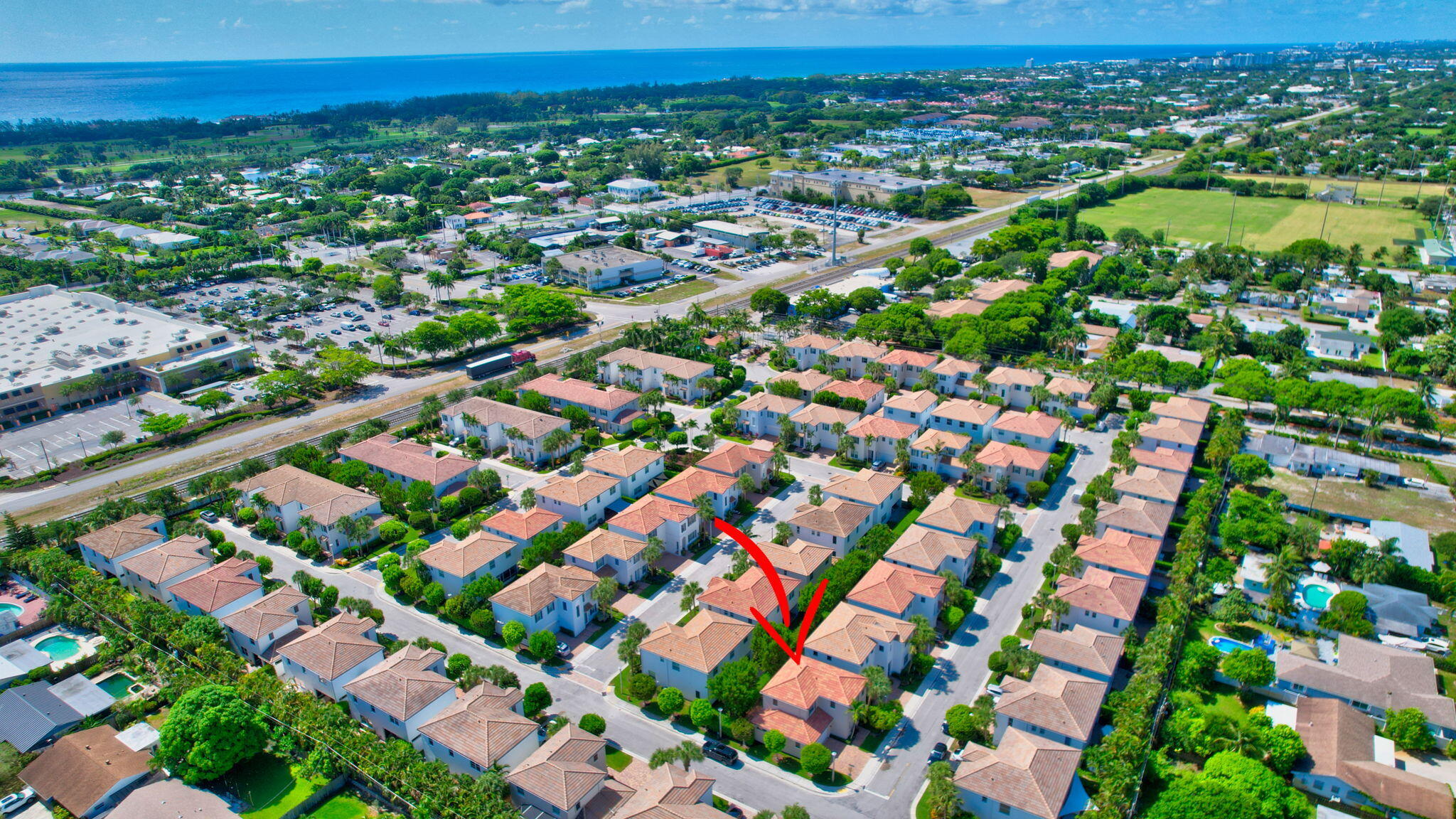3630 Wolf Run Lane Boynton Beach, FL 33435 - Photo 57 of 59 a view of city and mountain