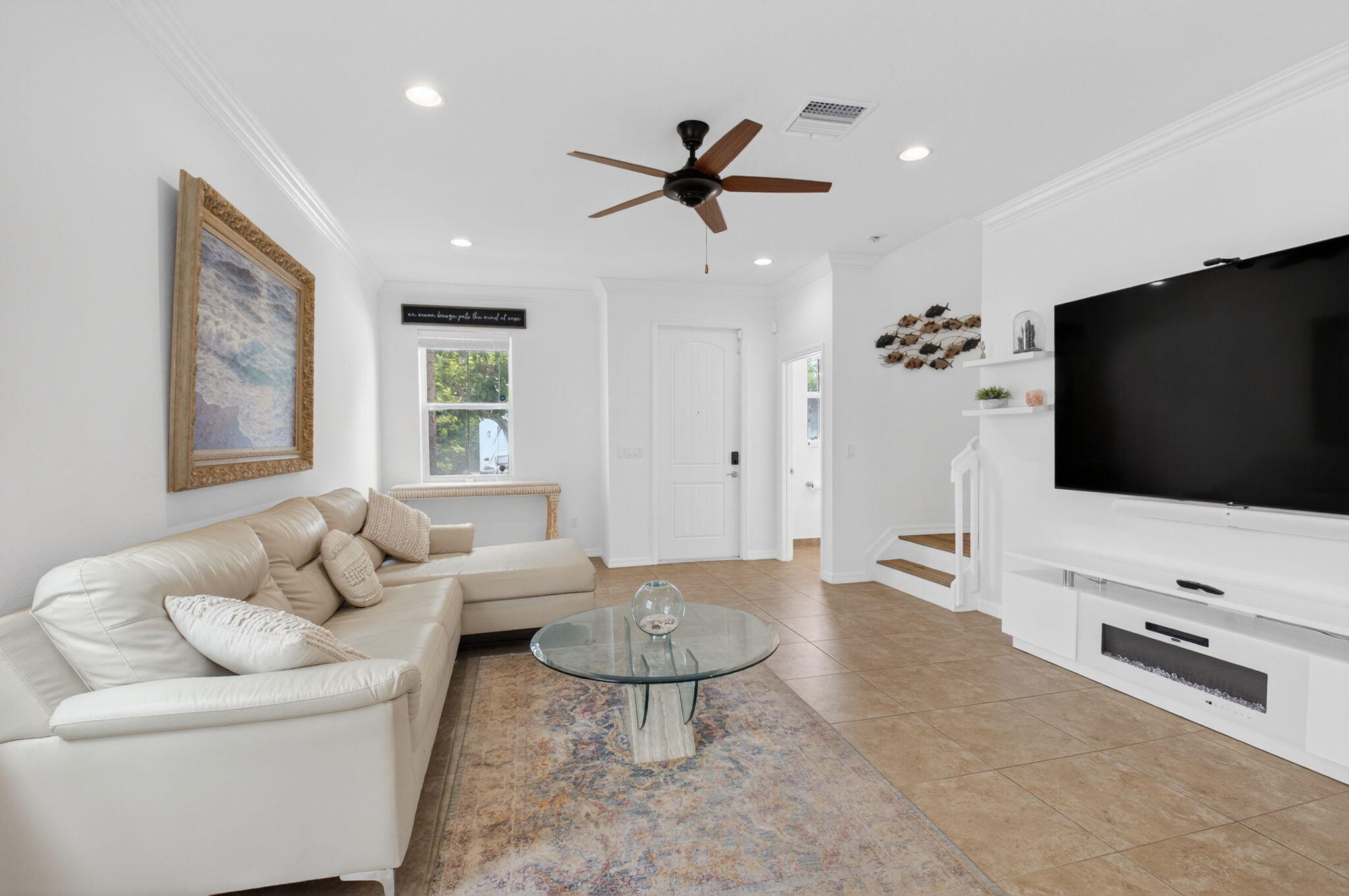 3630 Wolf Run Lane Boynton Beach, FL 33435 - Photo 9 of 59 a living room with furniture and a flat screen tv