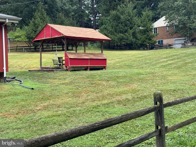 a view of an outdoor space and yard