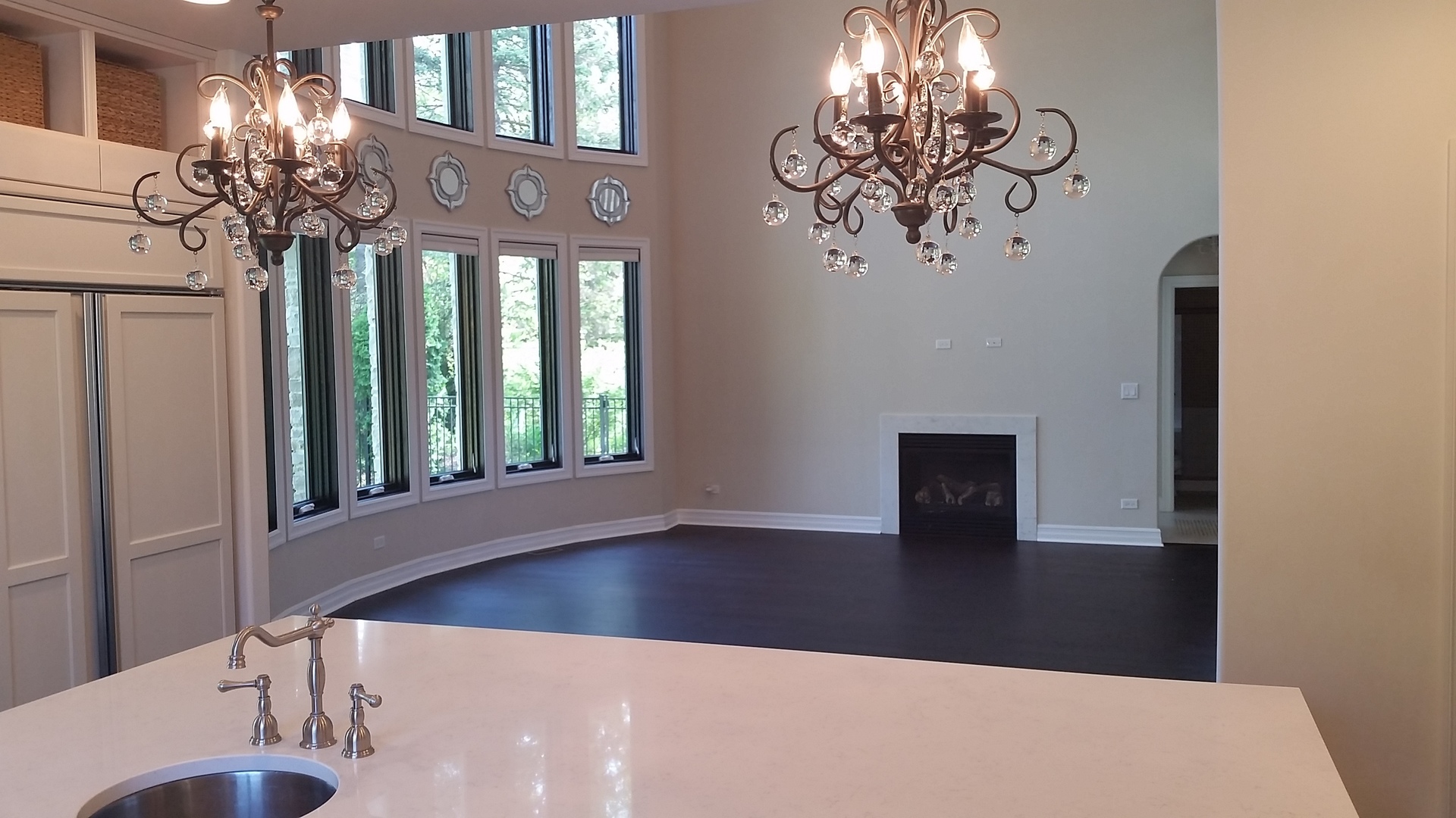 800 S Road Lisle, IL 60532 - Photo 2 of 3 a view of entryway and hall with wooden floor