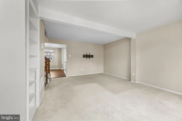 a view of empty room