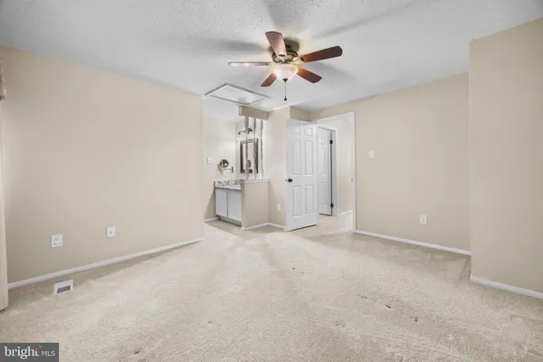 a view of an empty room