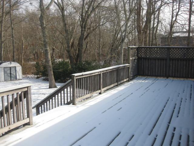 380 Governor Prence Road Eastham, MA 02642 - Photo 27 of 28 a view of balcony with wooden floor and fence