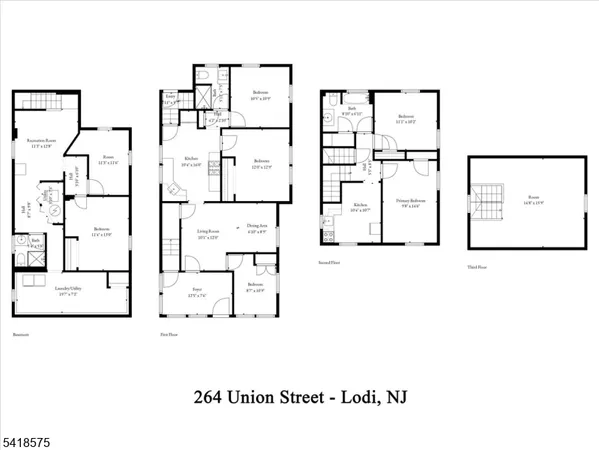 $799,000 | 264 Union Street, Lodi, NJ 07644