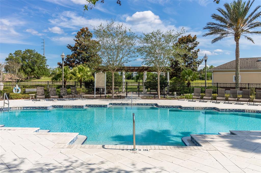 1100 Sunset View Circle, Unit 302 Reunion, FL 34747 - Photo 56 of 56 a view of a swimming pool and a yard