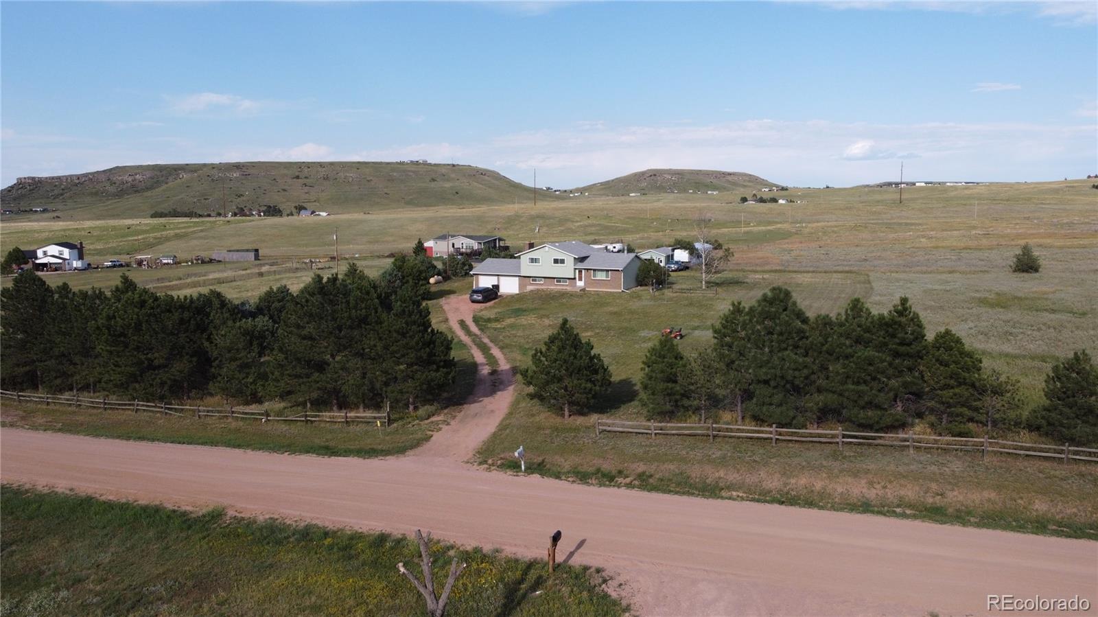 12720 South Mesa View Road Larkspur, CO 80118 - Photo 39 of 45 a view of lake and mountain