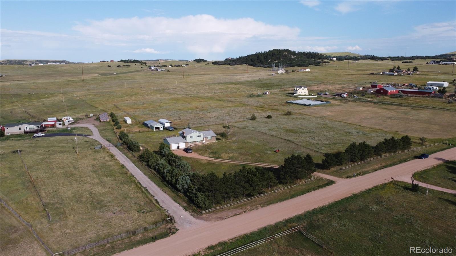 12720 South Mesa View Road Larkspur, CO 80118 - Photo 41 of 45 a view of a lake with a mountain