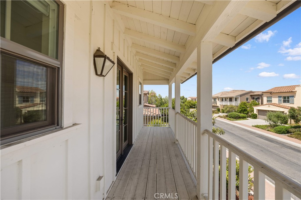 114 Omar Irvine, CA 92620 - Photo 13 of 25 a view of a balcony with wooden floor