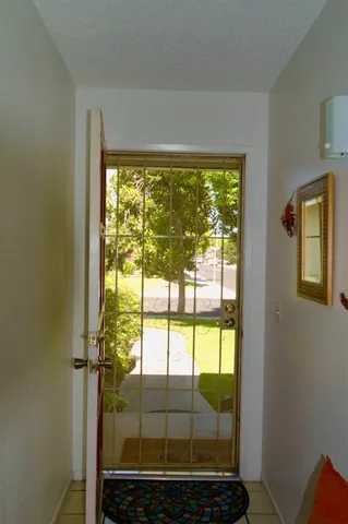 a window with an outdoor space