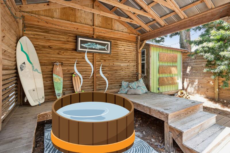 420 East Erie Avenue Folly Beach, SC 29439 - Photo 62 of 106 hot tub2