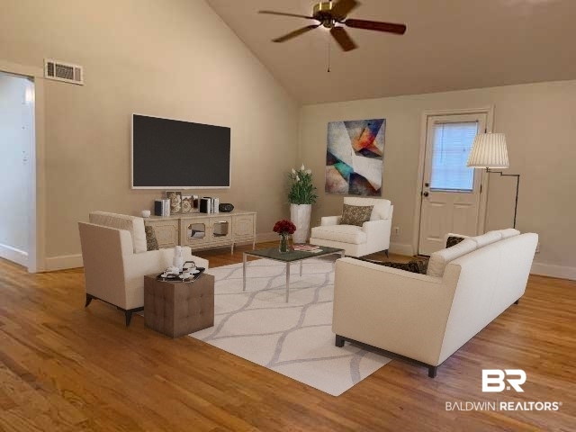 8 Crenshaw Street Mobile, AL 36606 - Photo 13 of 19 Back Den - Virtually Staged