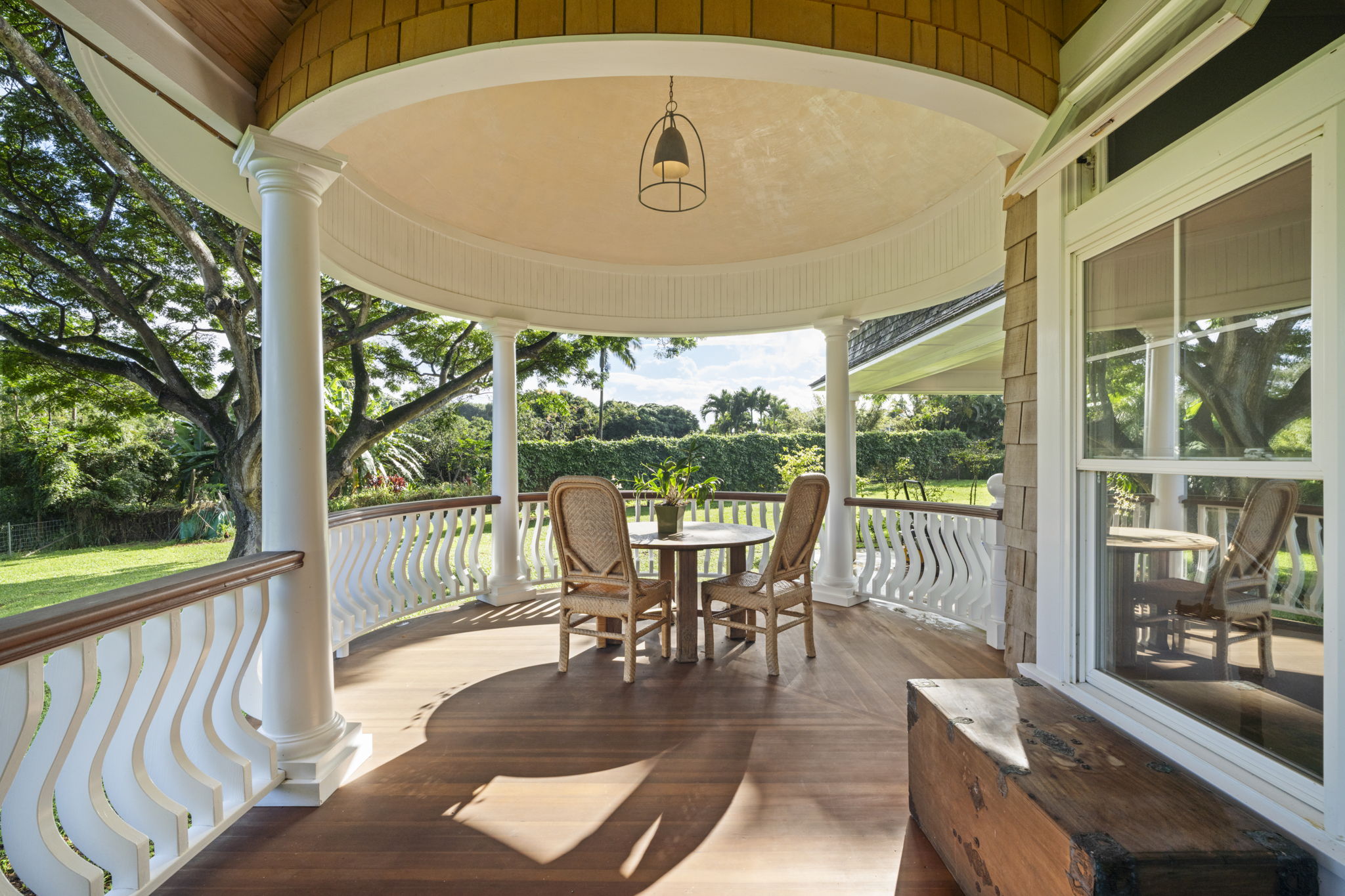 4691 Wailapa Road Kilauea, HI 96754 - Photo 19 of 30 a view of a two chairs and table in the balcony