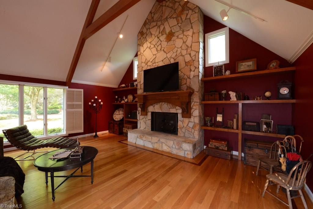 1501 Heathcliff Road High Point, NC 27262 - Photo 12 of 30 Relax and watch the big game while enjoying the gas fireplace