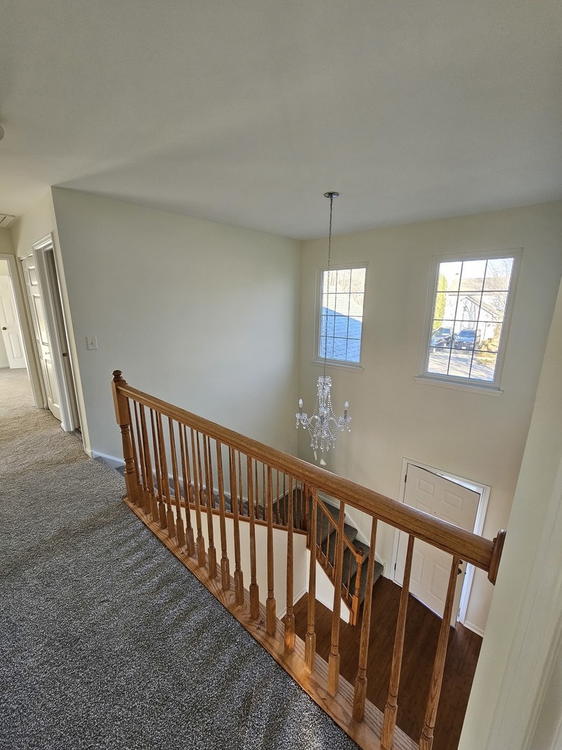 847 Teasel Lane Aurora, IL 60504 - Photo 32 of 46 a view of staircase with rug floor