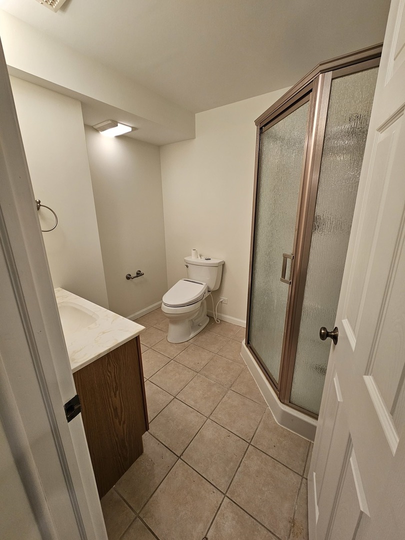 847 Teasel Lane Aurora, IL 60504 - Photo 43 of 46 a bathroom with a toilet and a shower