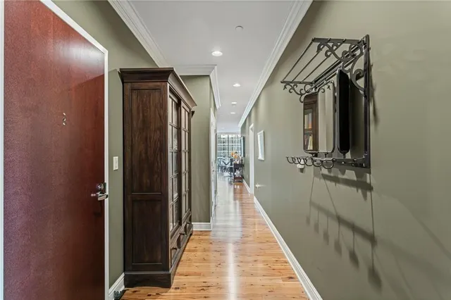 a view of a tall building