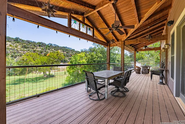 a view of sitting space on deck