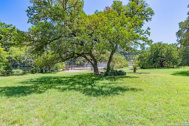 a building view with a garden space