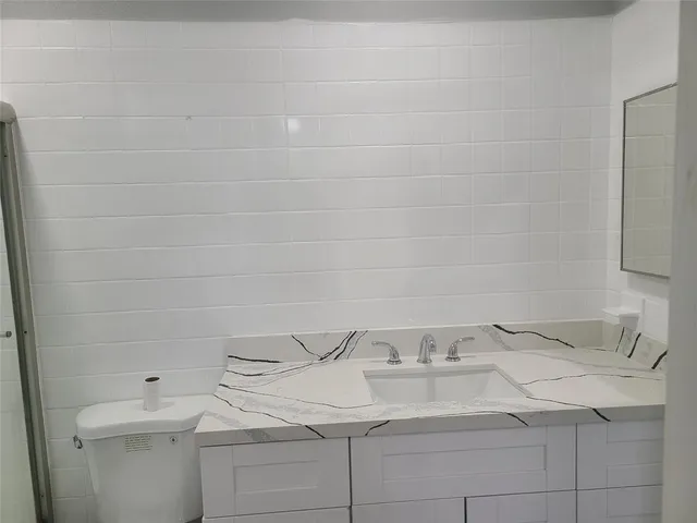 a close view of sink