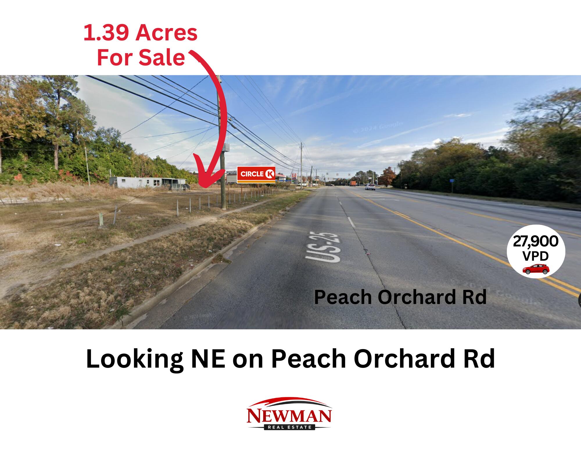 3607 Peach Orchard Road Augusta, GA 30906 - Photo 3 of 11 Looking NE 3607 peach orchard