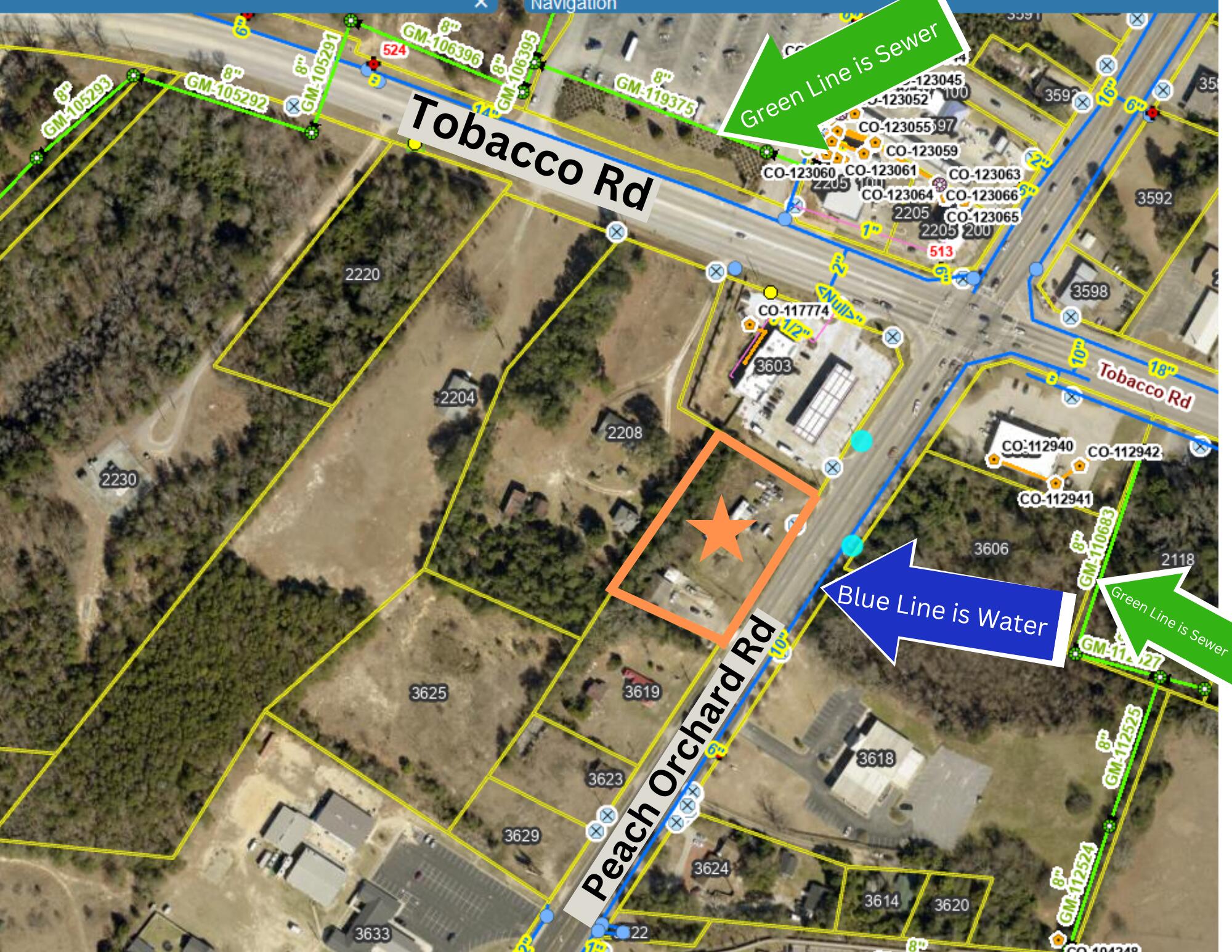 3607 Peach Orchard Road Augusta, GA 30906 - Photo 6 of 11 water & sewer