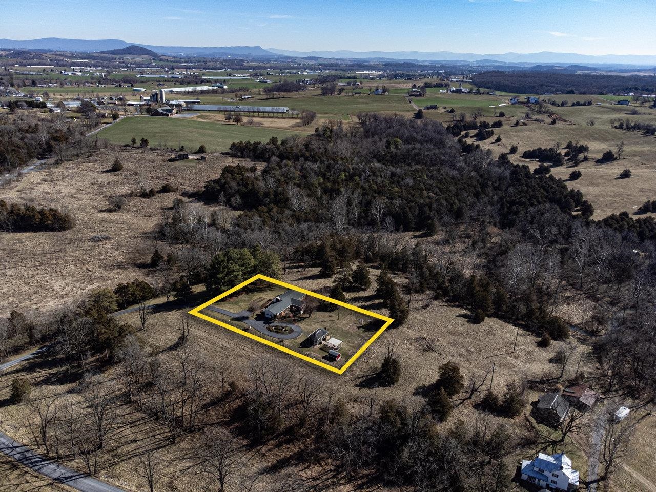 3885 Fulton School Road Dayton, VA 22821 - Photo 67 of 75 an aerial view of residential house with outdoor space