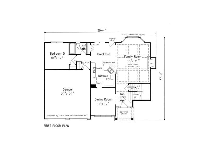 4235 Clendenning Road Gibsonia, PA 15044 - Photo 6 of 7 Other Plan. First Floor Plan (The added morning room & 3rd car garage extensions are not shown on this floor plan)