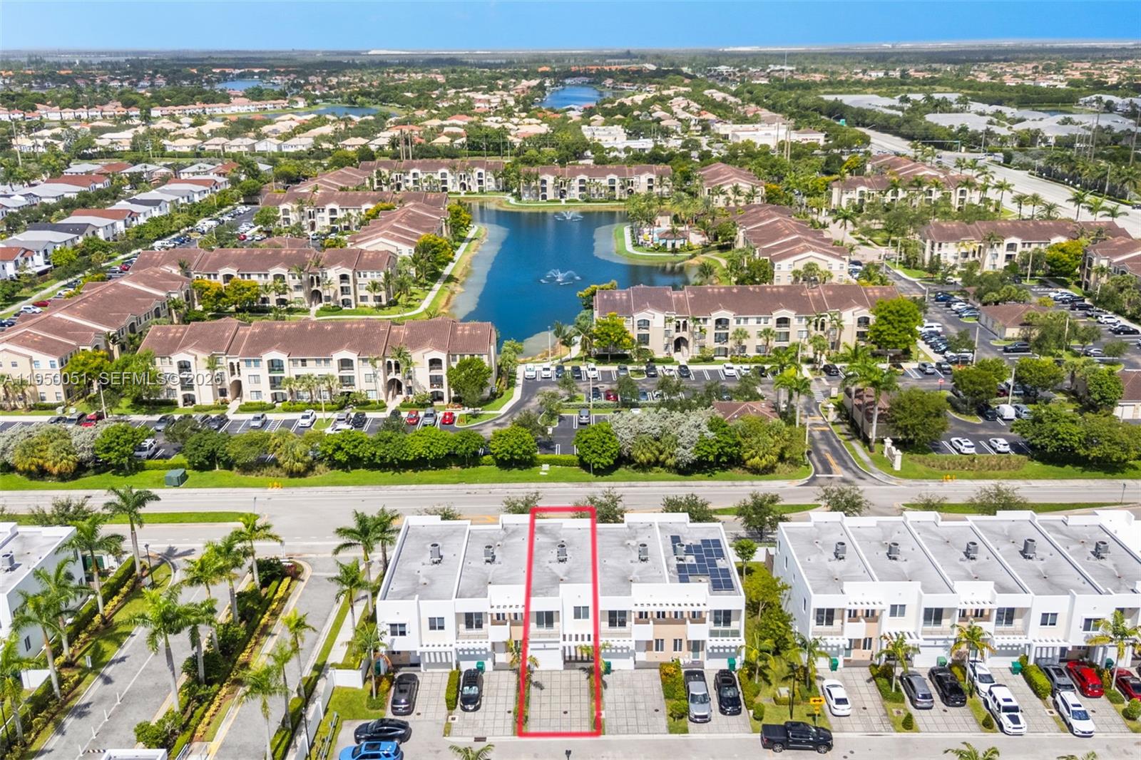7226 Northwest 103rd Path Doral, FL 33178 - Photo 36 of 38 an aerial view of residential houses with outdoor space and trees