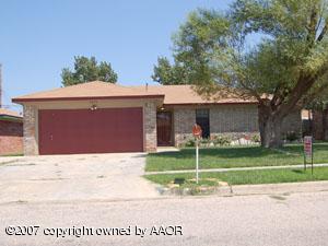 5337 Capulin Lane Amarillo, TX 79110 - Photo 1 of 1 a front view of a house with a yard