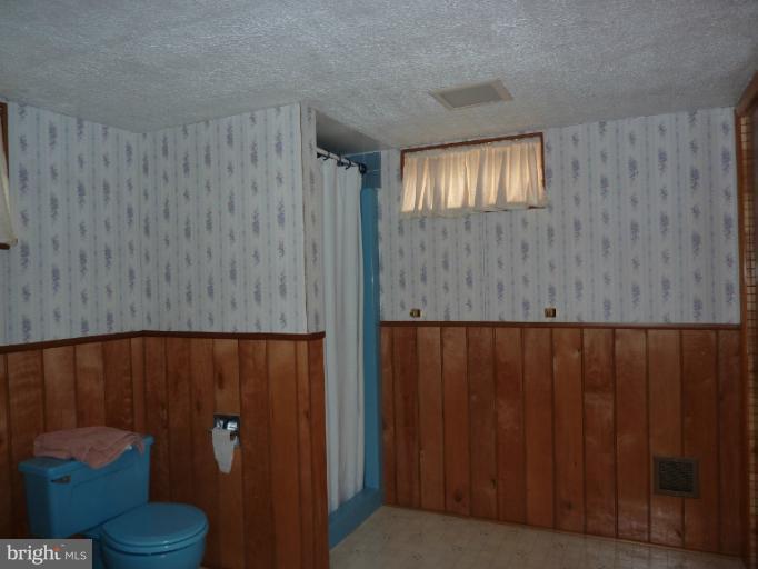 Bath on lower level