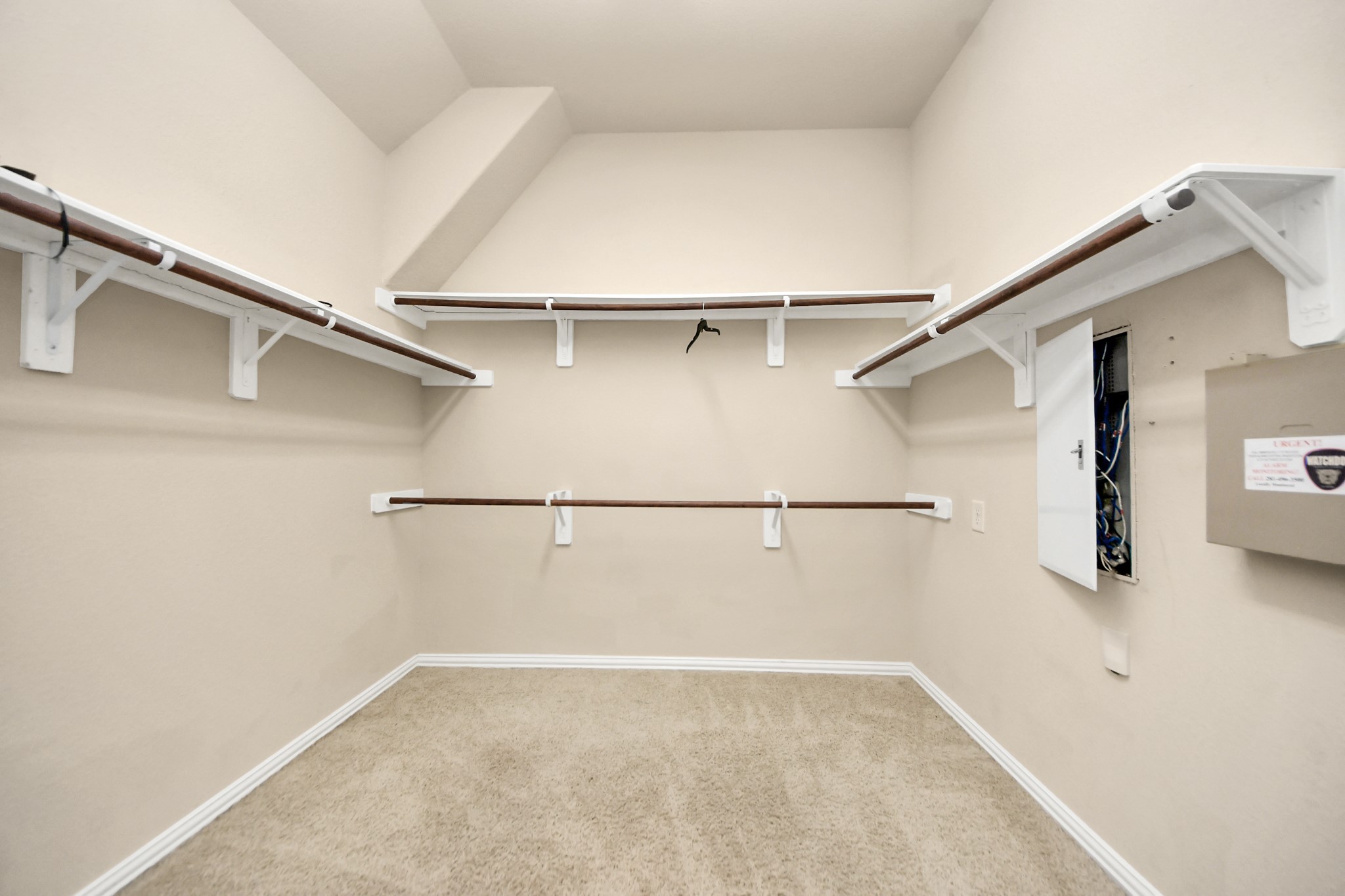 12131 Cove Ridge Lane Cypress, TX 77433 - Photo 33 of 46 a view of a room with racks on the wall