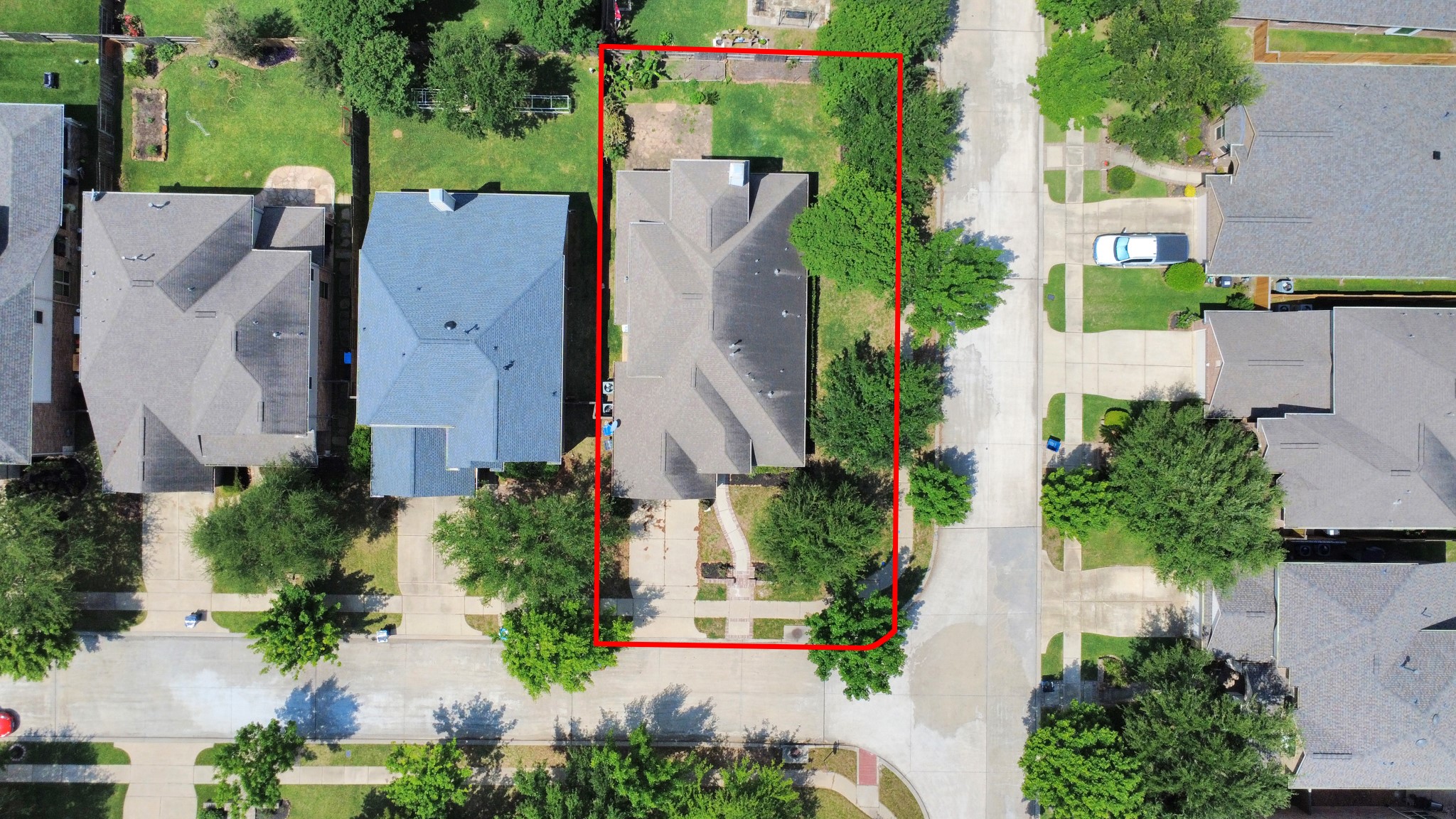 12131 Cove Ridge Lane Cypress, TX 77433 - Photo 4 of 46 an aerial view of a house with outdoor space and a car park